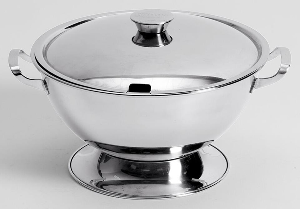 Soppterrin utan lock, 3L rostfri Ö