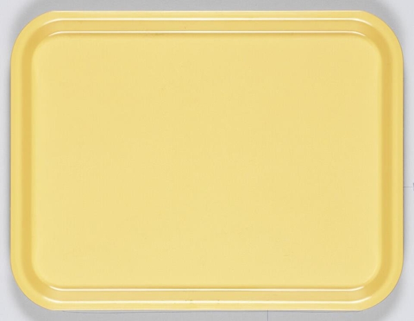 Bricka Väbo, 43x33cm plast gul  - Väbo