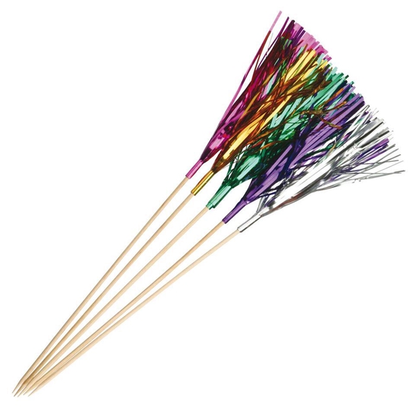 Glitterpalm, 16cm trä/folie bland.färg - Barkonsult