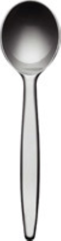 Matsked plast flergångs, grå - Malko