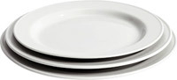 Simplicity tallrik flat, Ø26cm vit - Steelite