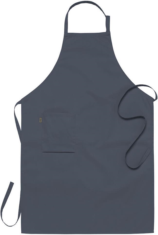 Förkläde, svart b75cm l110cm - Segers