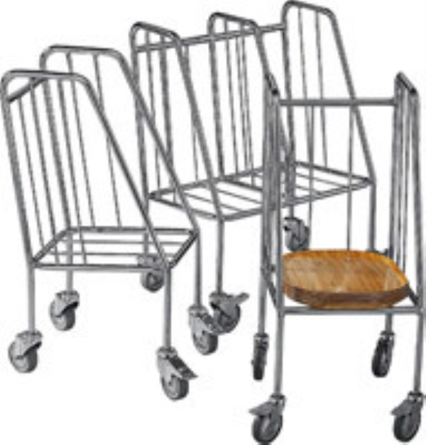 Brickstapelvagn, enkel 42x52x91cm - Hallin