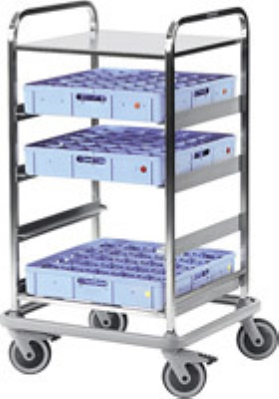 Korgvagn, för korg 50x50x5cm - Nordien