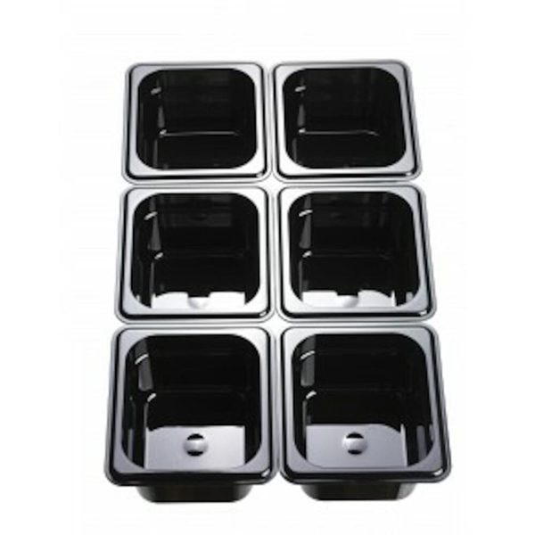 Kantin, svart 1,5L 1/6x100mm - Cambro