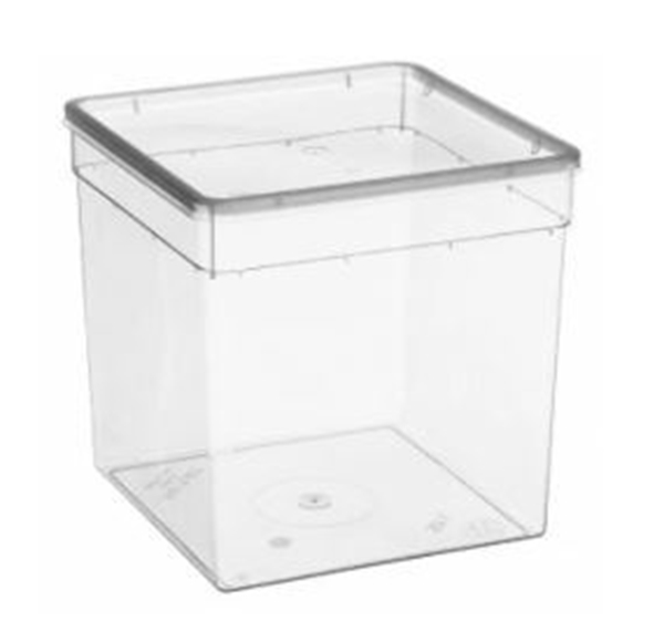 Burk ml 3L , 19x19x12cm Bra Plast - Bra Plast