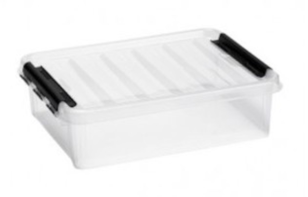 Förvaringsbox plast SmartStore, 8L 40x30x11cm transp m lock