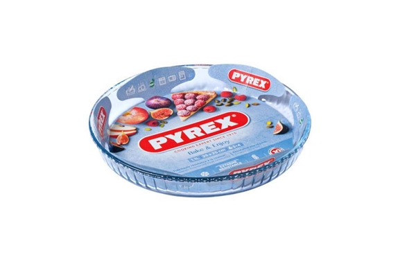 Pajform rund glas 30cm, Pyrex - Pyrex