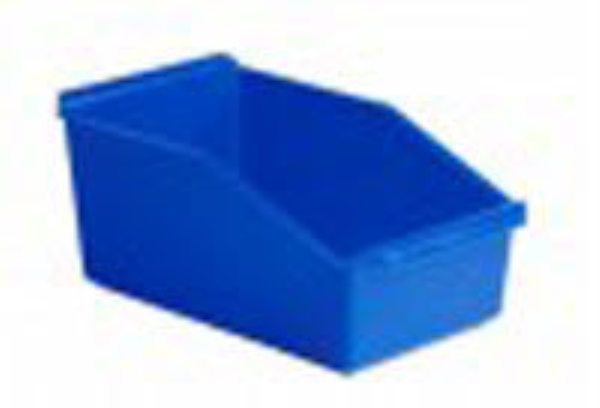 Besticklåda plast, 16x29x13cm blå - Nordien