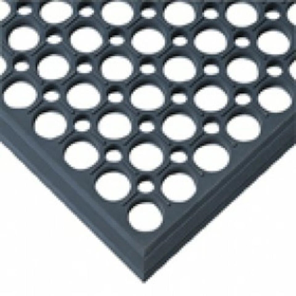 Arbetsplatsmatta, 157x106cm svart - Matting