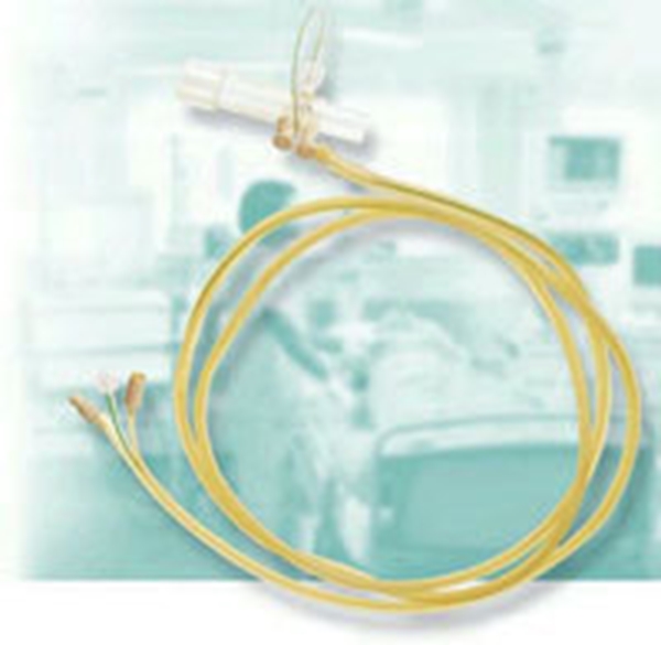 Spirometrislang Gul, 2m engångs