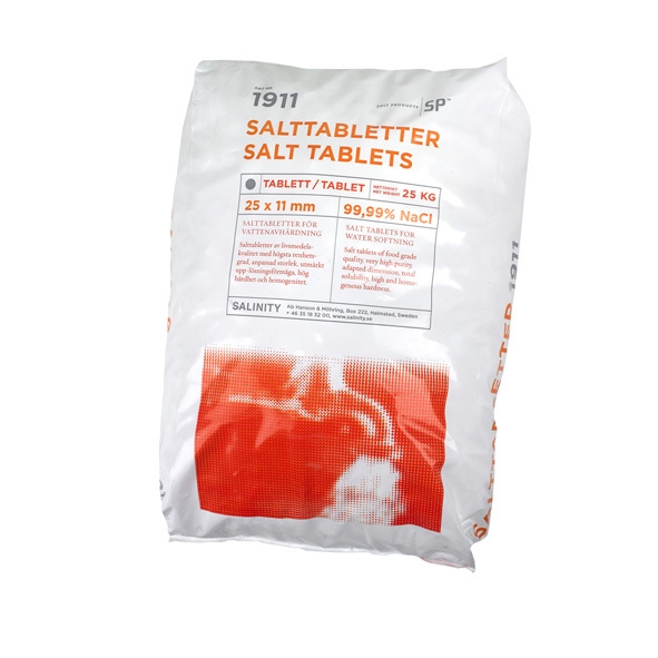 Salttabletter, 25kg Salinity