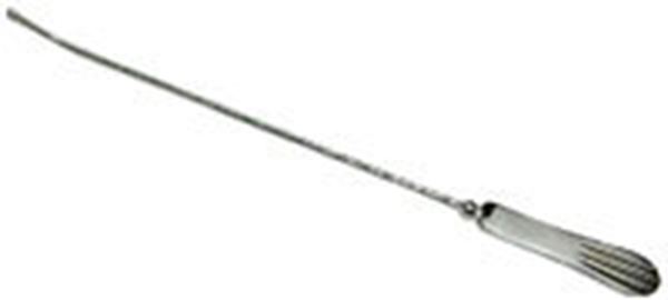 Uterussond Sims, 27cm formbar