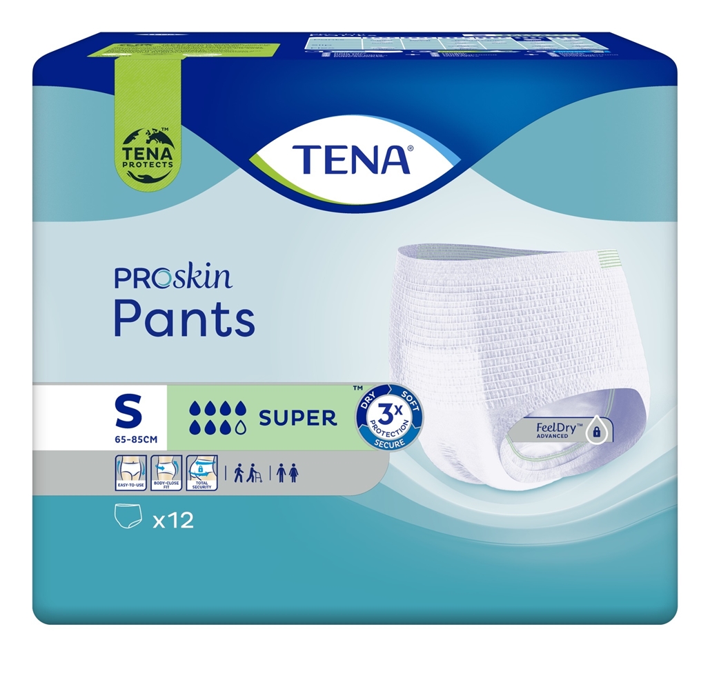 Inkontinensskydd allt-i-ett byxa - TENA Pants Super S - 48 st