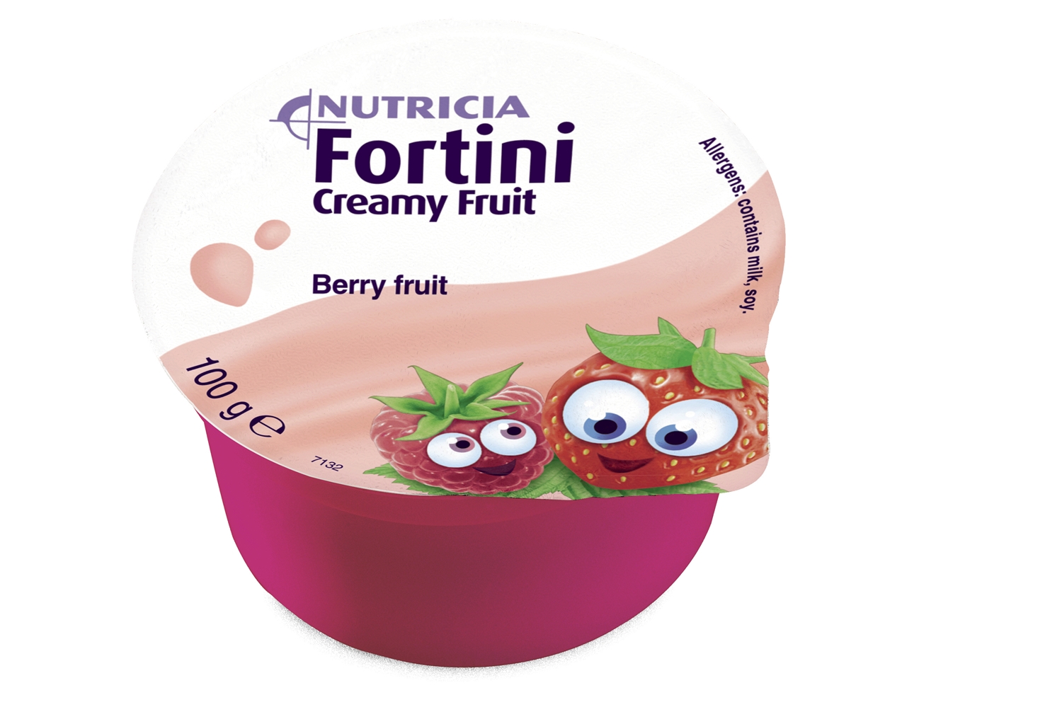 Fortini creamy fruit - 4x100g bär och frukt - 4 st