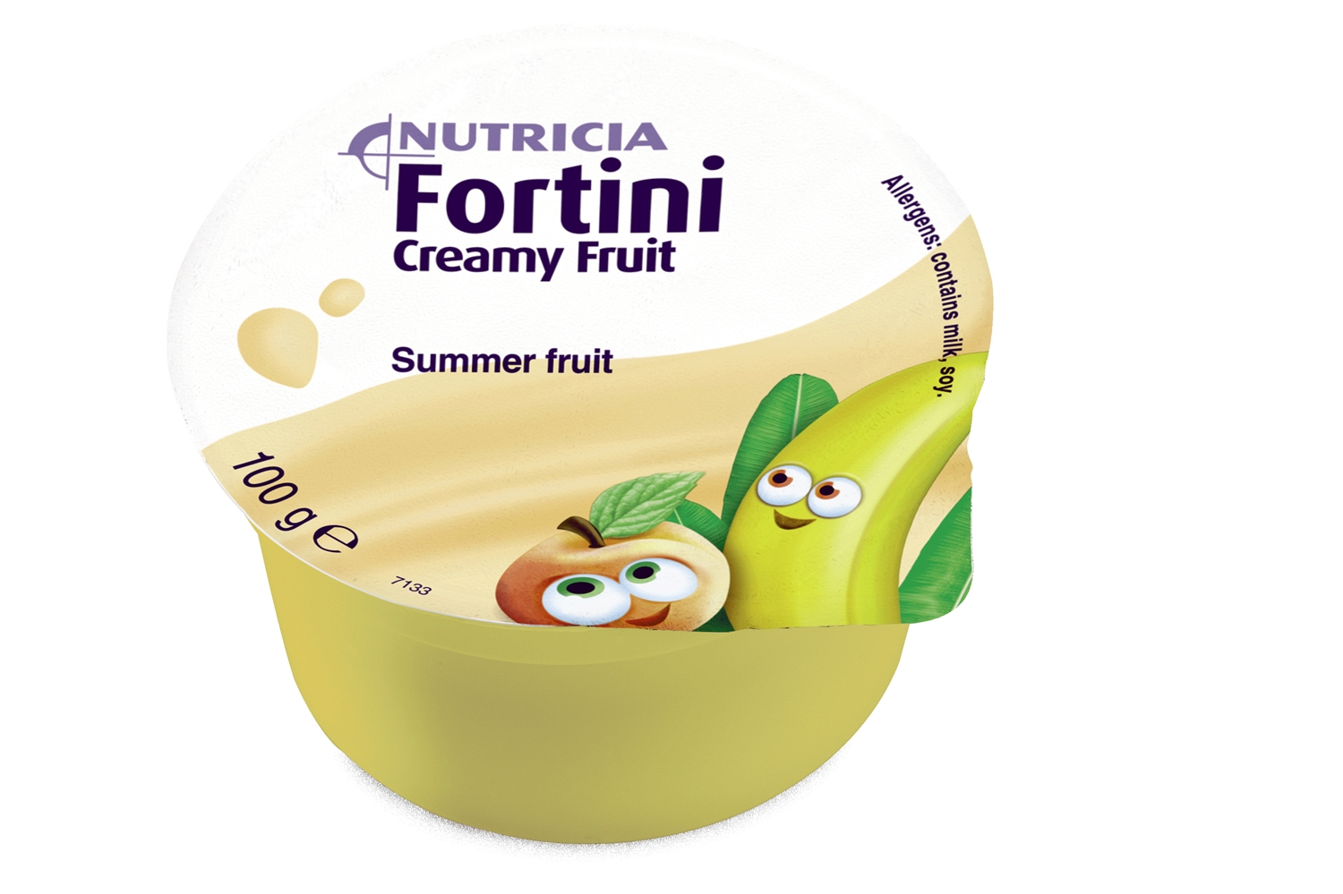 Fortini creamy fruit - 4x100g sommarfrukt - 4 st/förp.