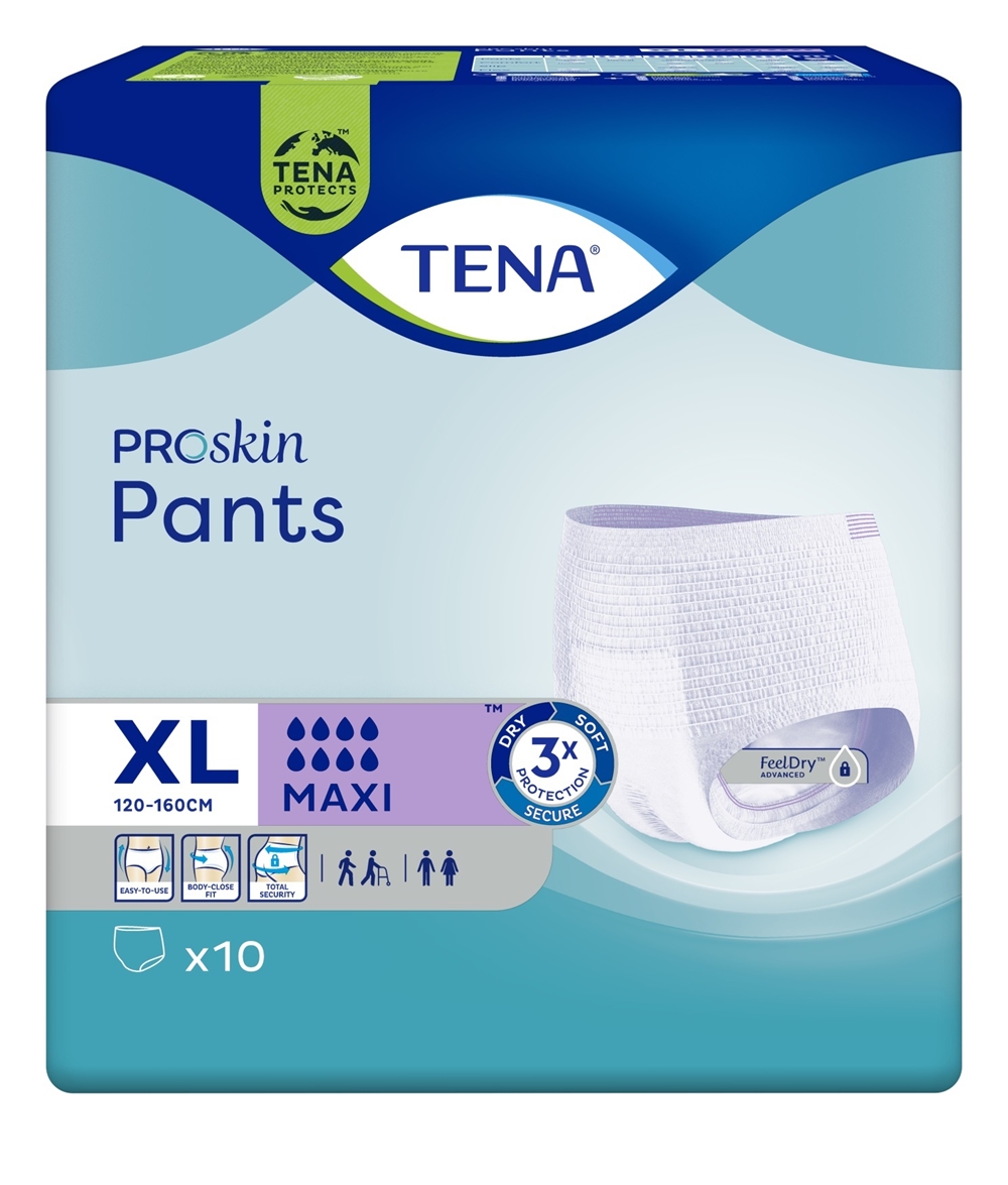 Inkontinensskydd allt-i-ett byxa - TENA Pants Maxi XL - 40 st