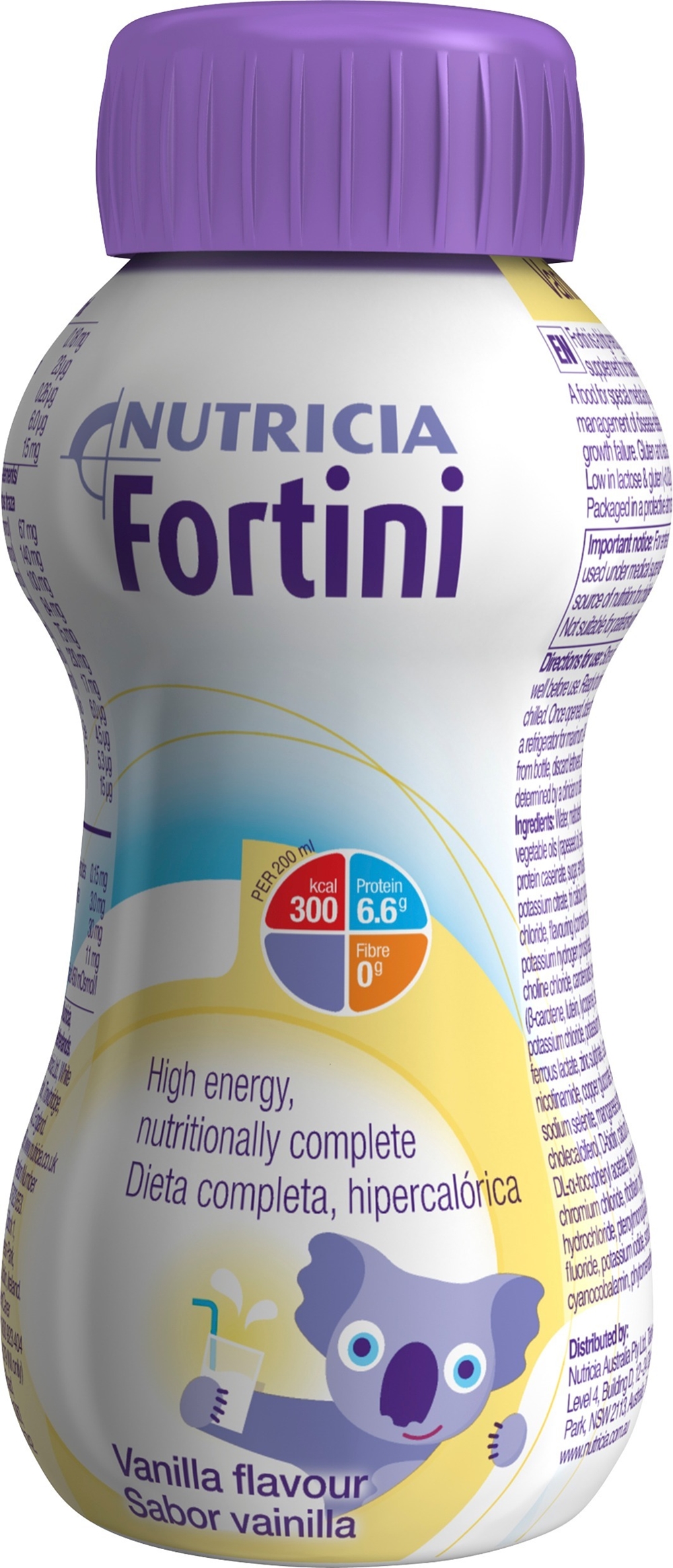 Fortini - 4x200ml vanilj - 4 st