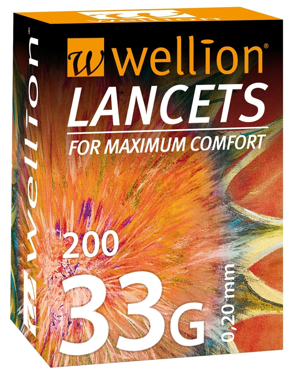 Lansett Wellion - 33G (0,20mm) gul 200-p - 200 st
