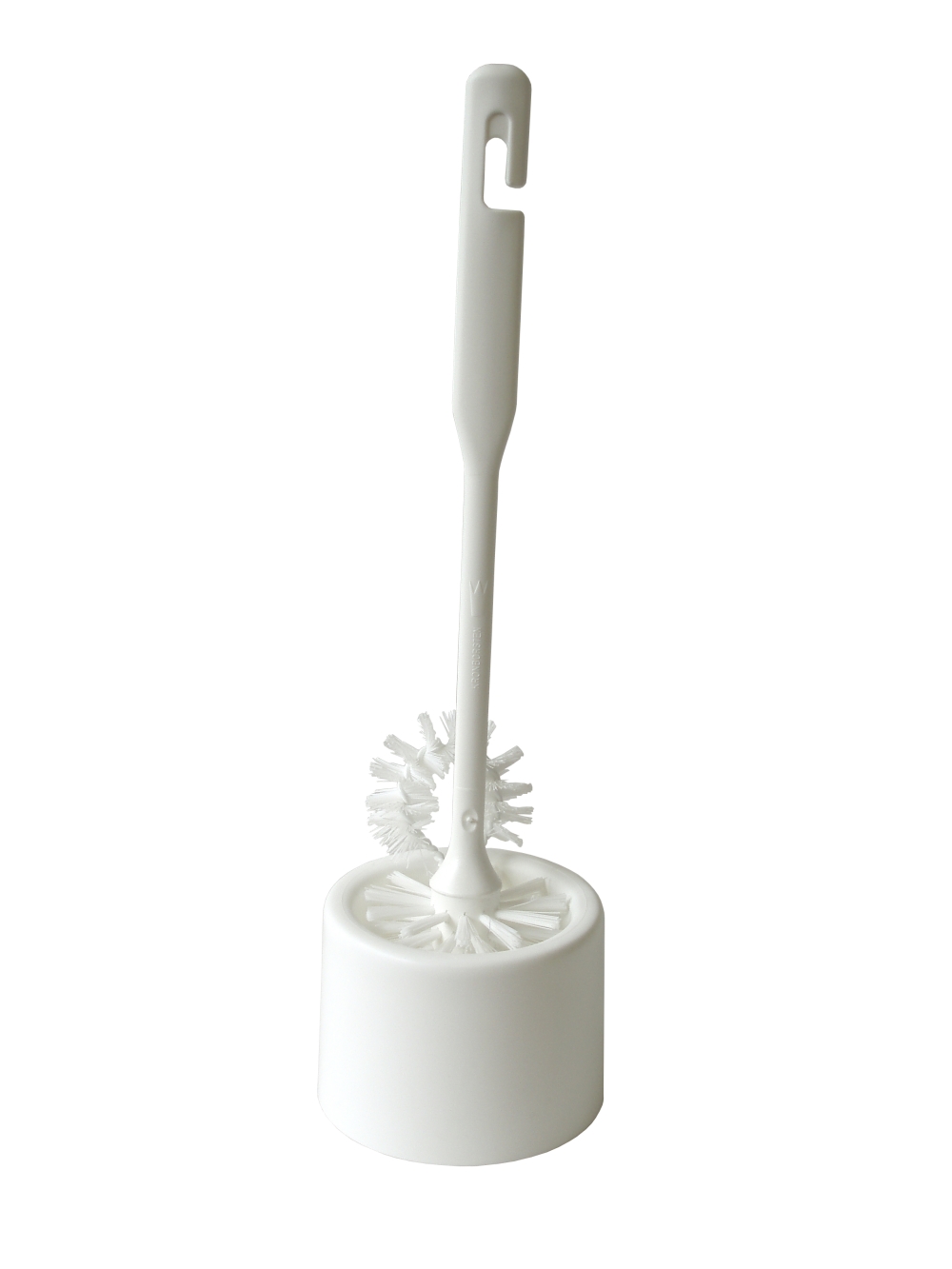 WC-borste med kopp Proffer - 40cm vit set med rensborste