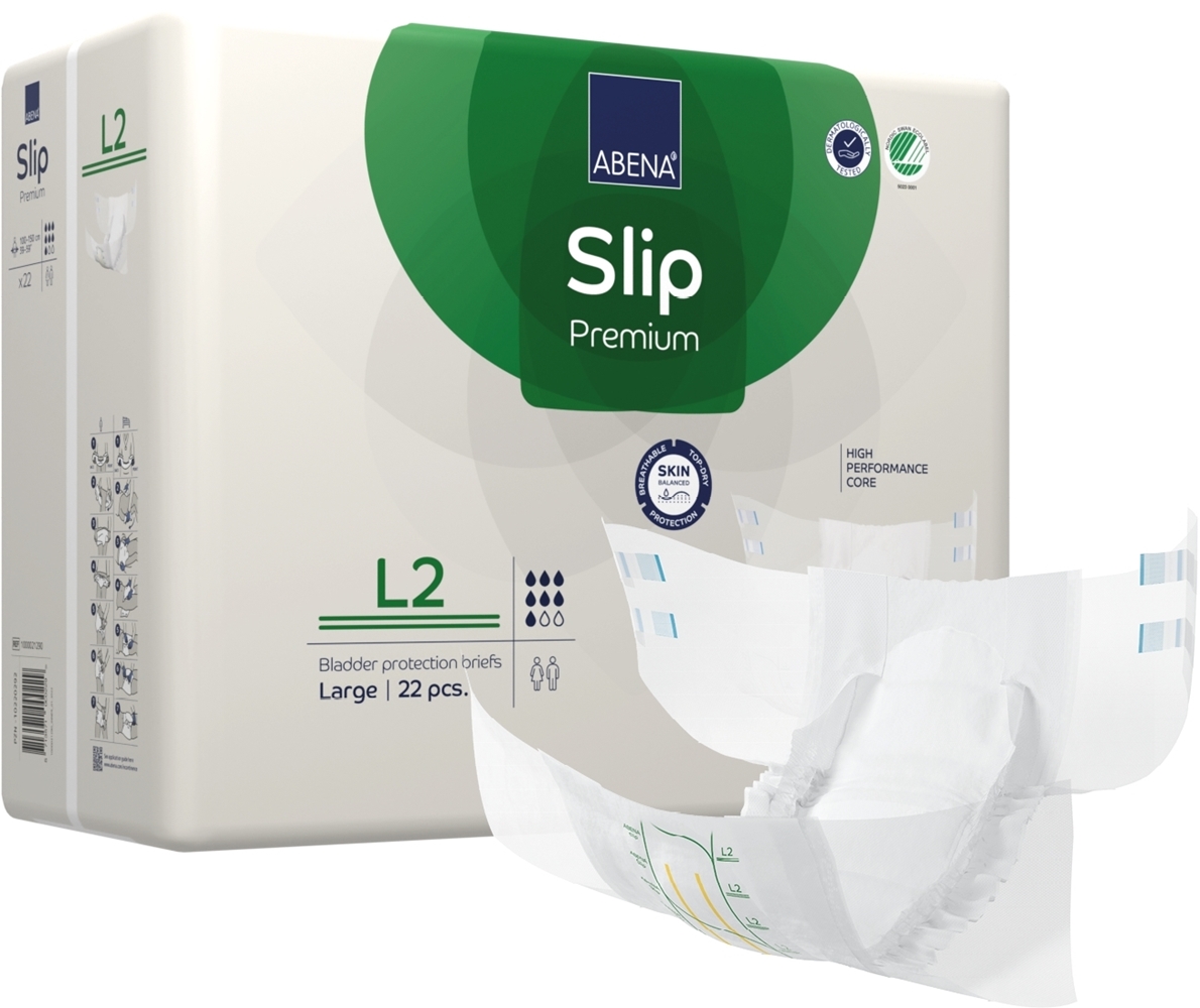 Inkontinensskydd allt-i-ett - ABENA Slip Premium L2   - 88 st