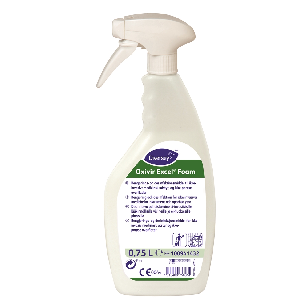 Ytdesinfektion väteperoxid - 750ml Oxivir Excel Foam Spray