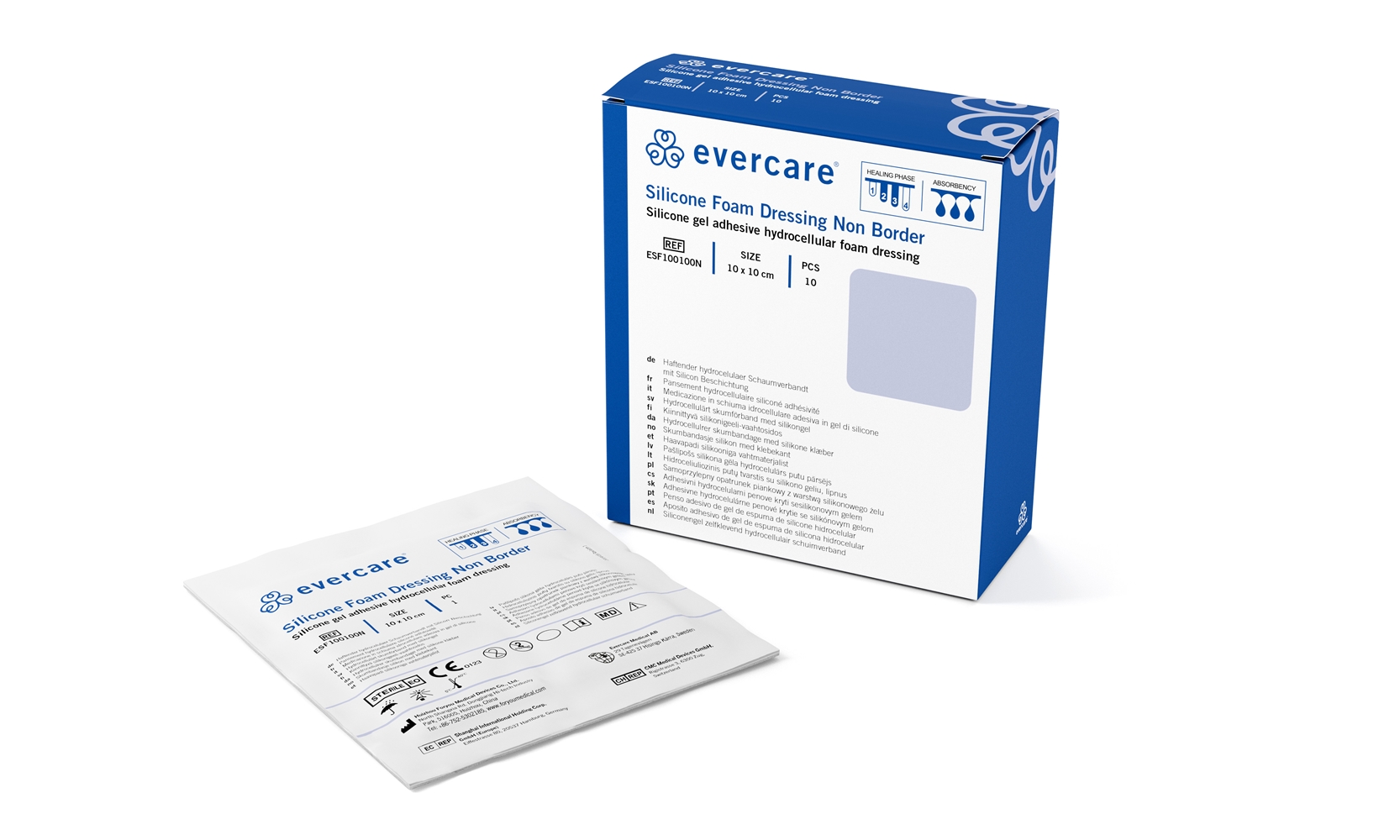 Skumförband silikon Evercare Foam