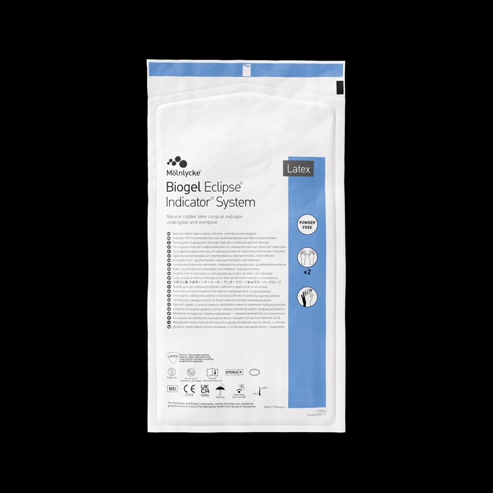 Handske op Biogel pf dubbelpar, 8,5 Eclipse Indicator System - Biogel - 1