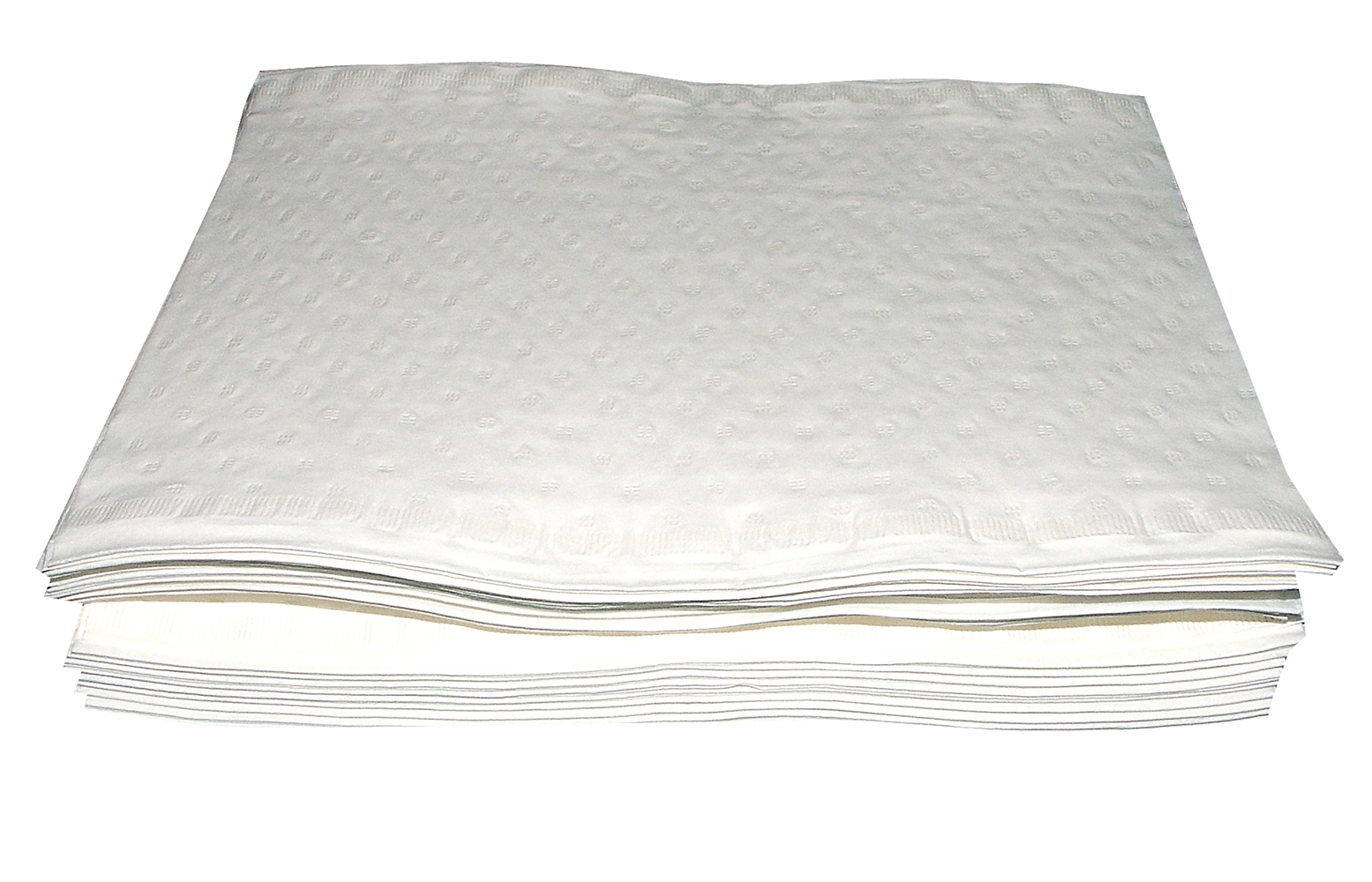 Tvättlapp papper 6L plan - 19x26cm vit Svanmärkt - 1000 st