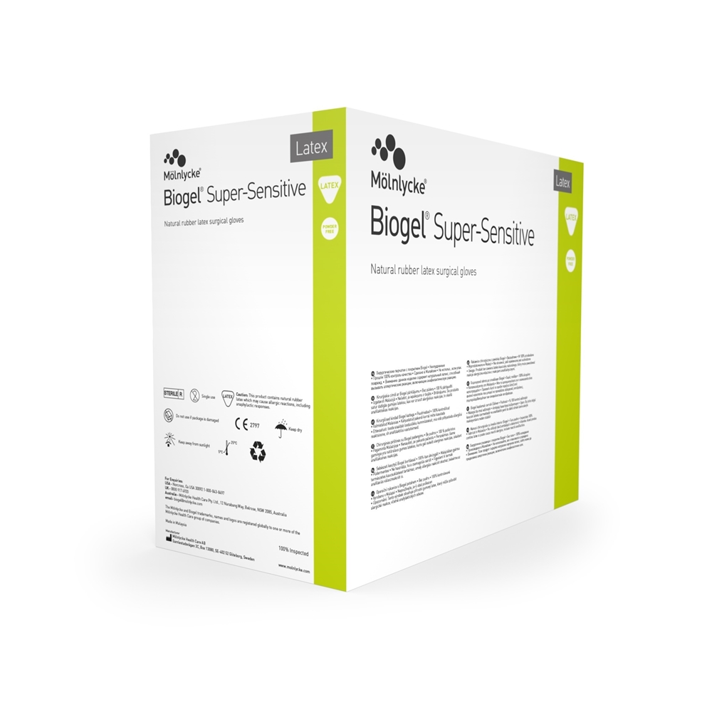 Handskar op Biogel SuperSens - 6,5 Super-Sensitive - 50 par