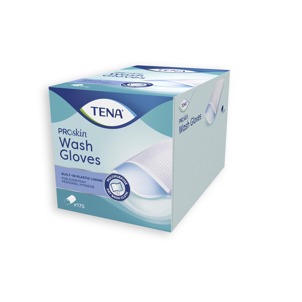 Tvätthandske TENA - 16x25cm 175-pack - 175 st