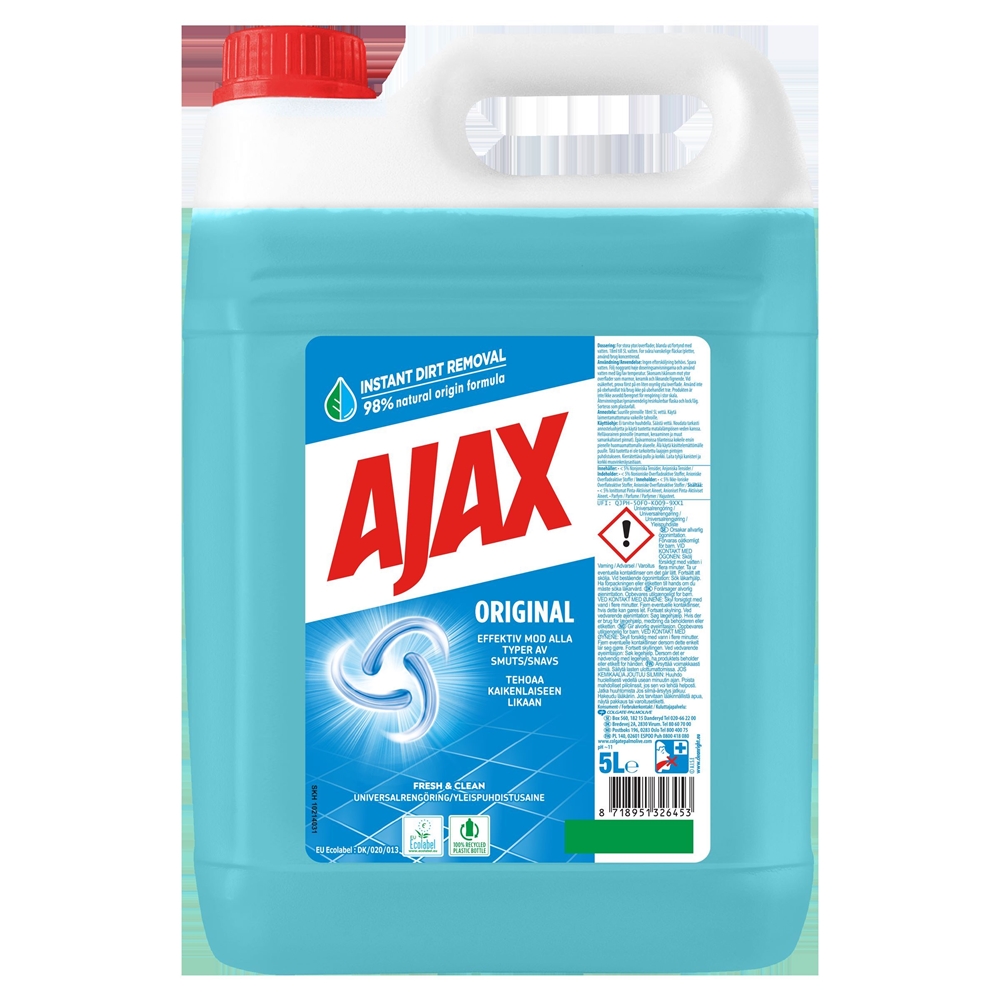 Allrengöringsmedel Ajax original - 5L parf pH=10,6
