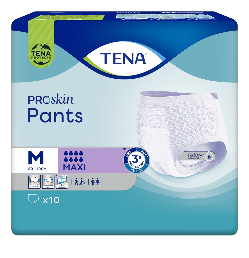 Inkontinensskydd allt-i-ett byxa - TENA Pants Maxi M - 40 st