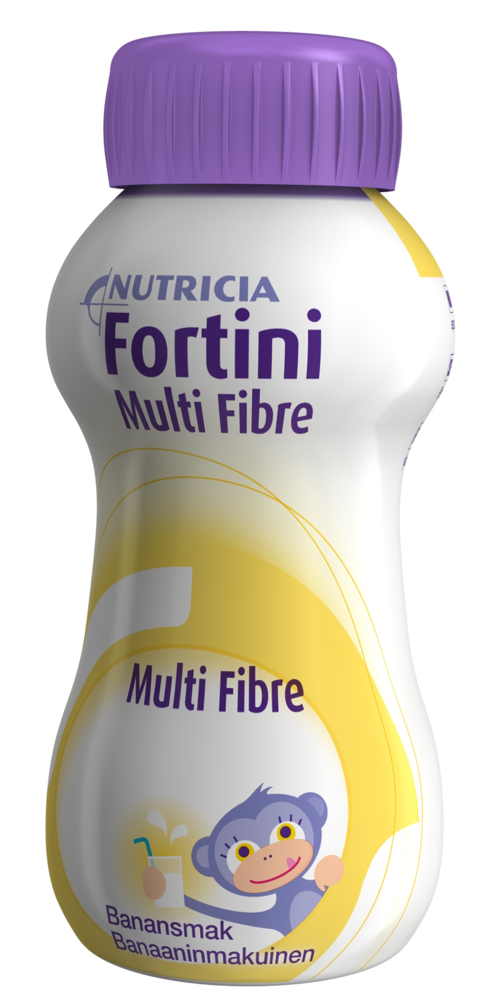 Fortini Multi Fibre - 4x200ml banan - 4 st