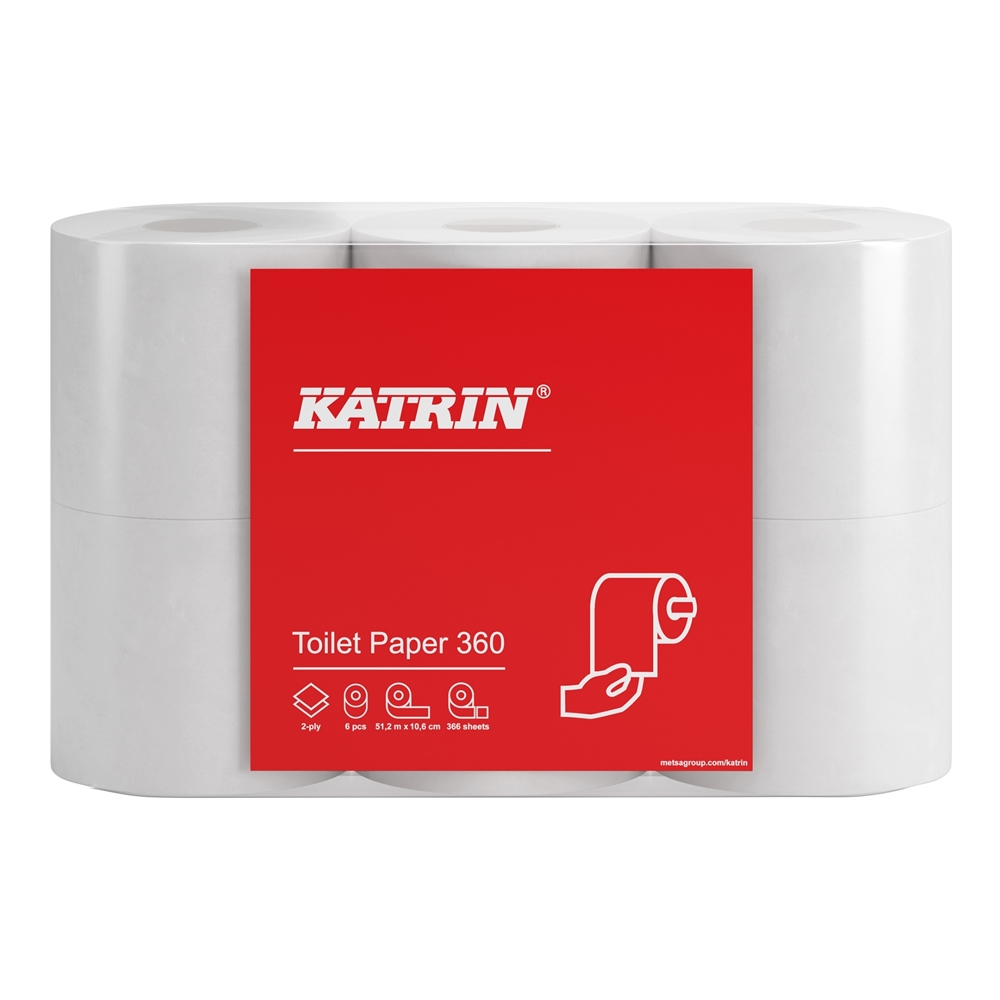 Toalettpapper 2-L Normal - Katrin Basic 51,2m 0,205kg - 42 st