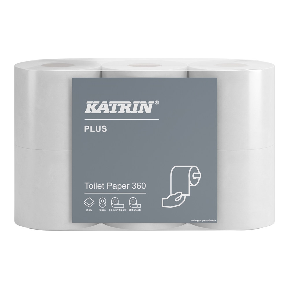 Toalettpapper 2-L Normal - Katrin Plus 50m 0,198kg - 42 st