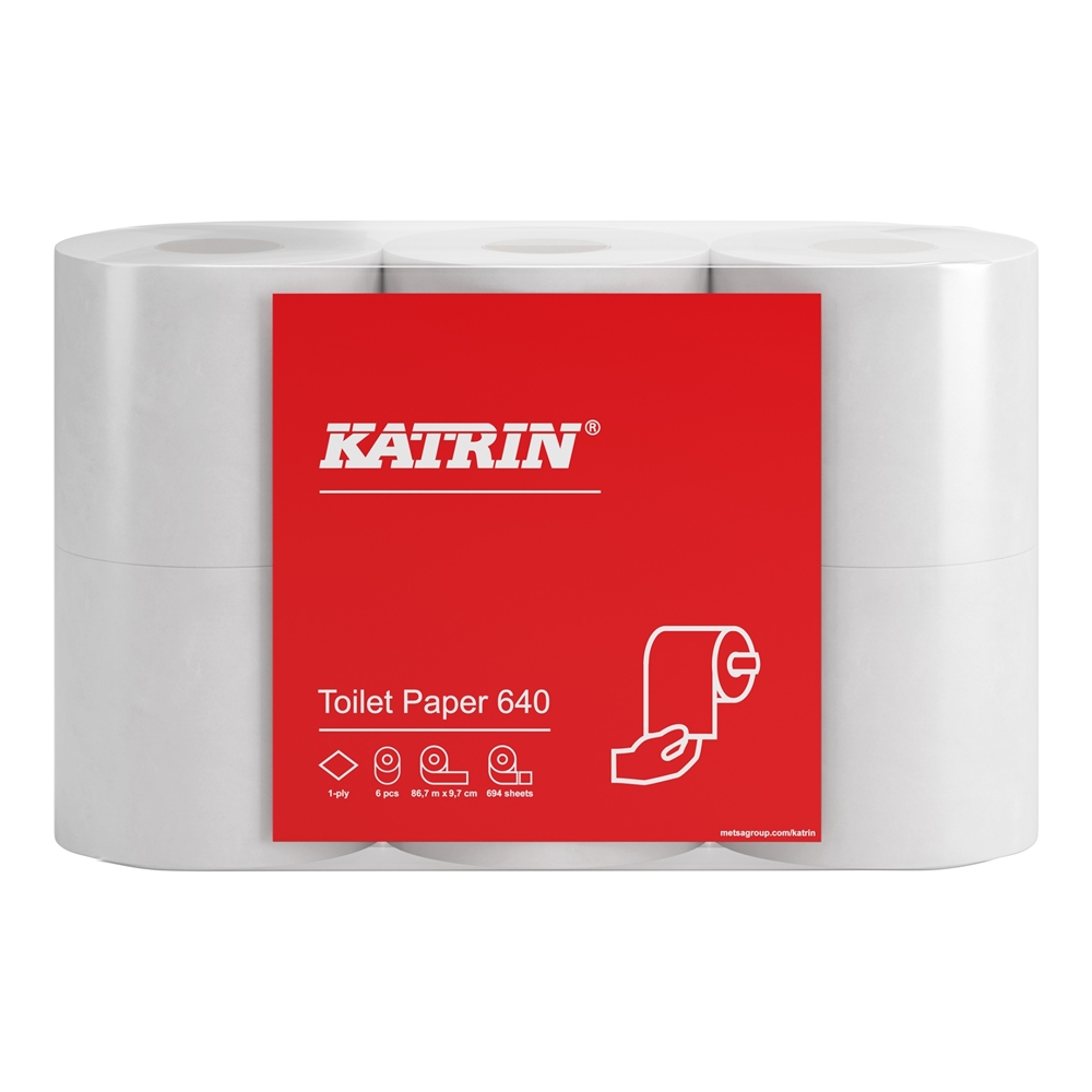 Toalettpapper 1-L Normal - Katrin Basic 80m 0,212kg - 42 st
