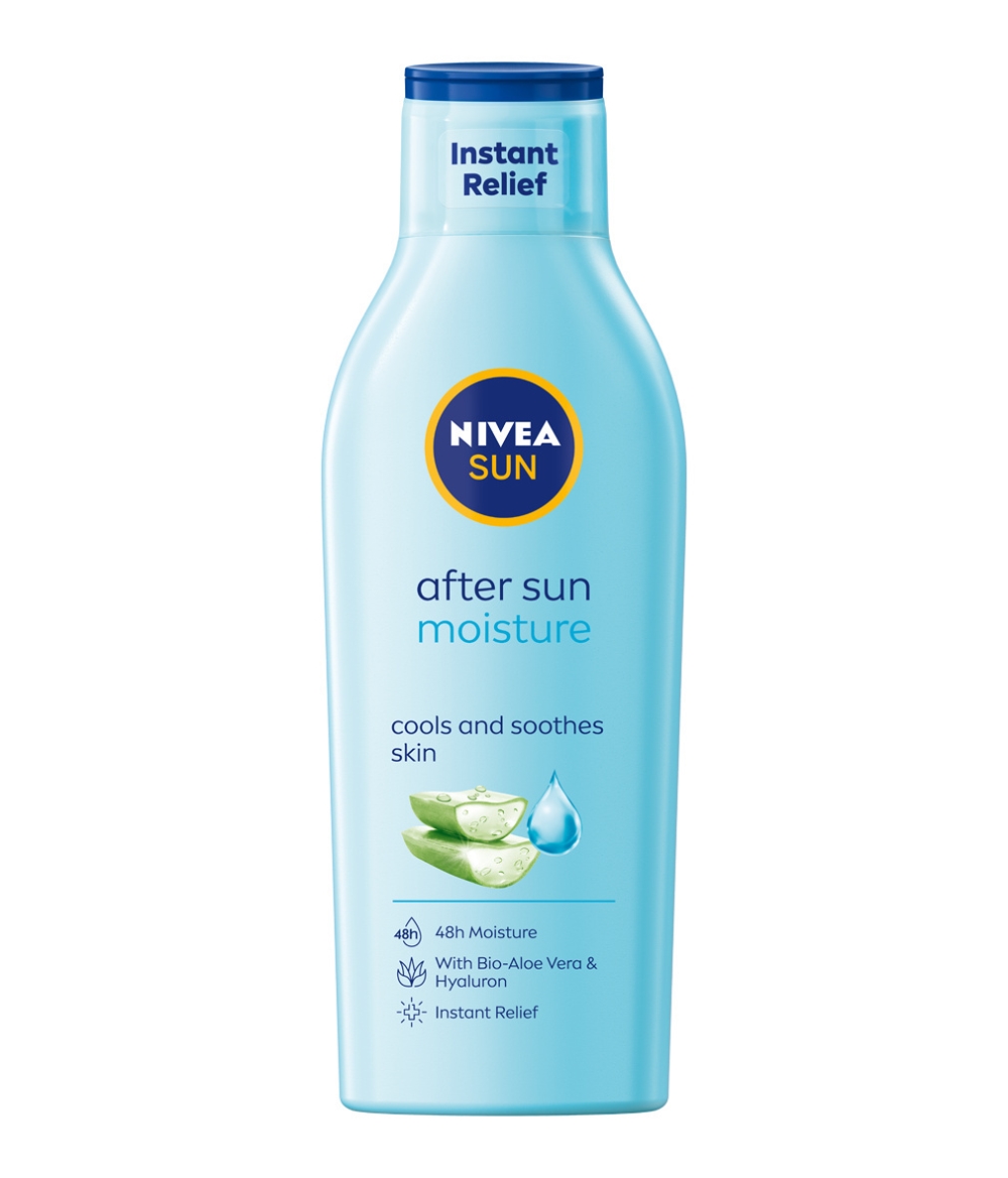 After Sun Nivea Sun Moisture - 200ml parfymerad lotion - 6 st/förp.