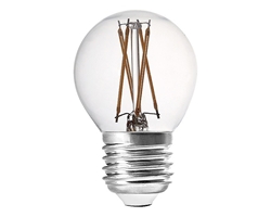 LED Lampa klotform klar