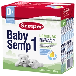 Modersmjölksersättning Baby Semp 1 Lemolac