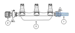 Manifold 3-port NanoClave