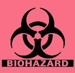 Etikett riskavfall Biohazard