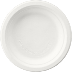 Tallrik bagasse flat