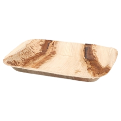 Tallrik palmblad flat 