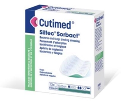 Bakteriebindande skumförband Cutimed Siltec Sorbact