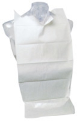 Haklapp papper/plast med ficka och nackband