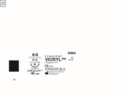 Sutur Vicryl 4-0 45cm JK494H