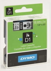 Märkband Dymo D1 12mm