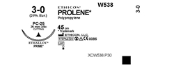 Sutur Prolene 3-0 W538