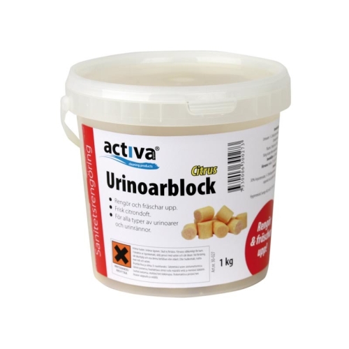 Urinoarblock Activa citron - 1kg, c:a 50 block